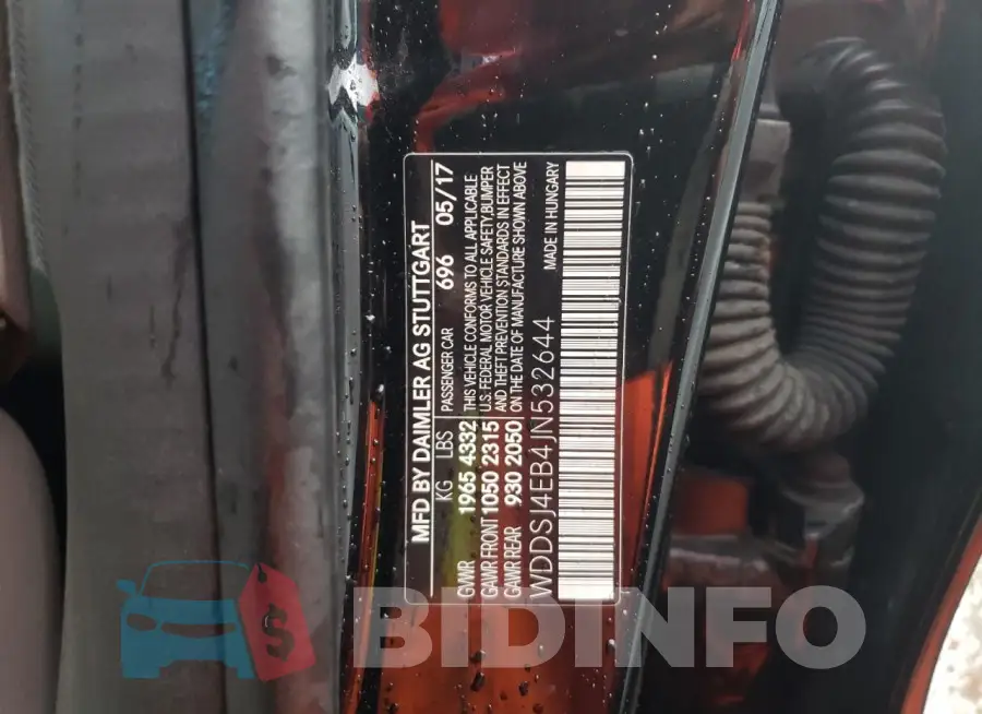 WDDSJ4EB4JN532644 Photo# 12