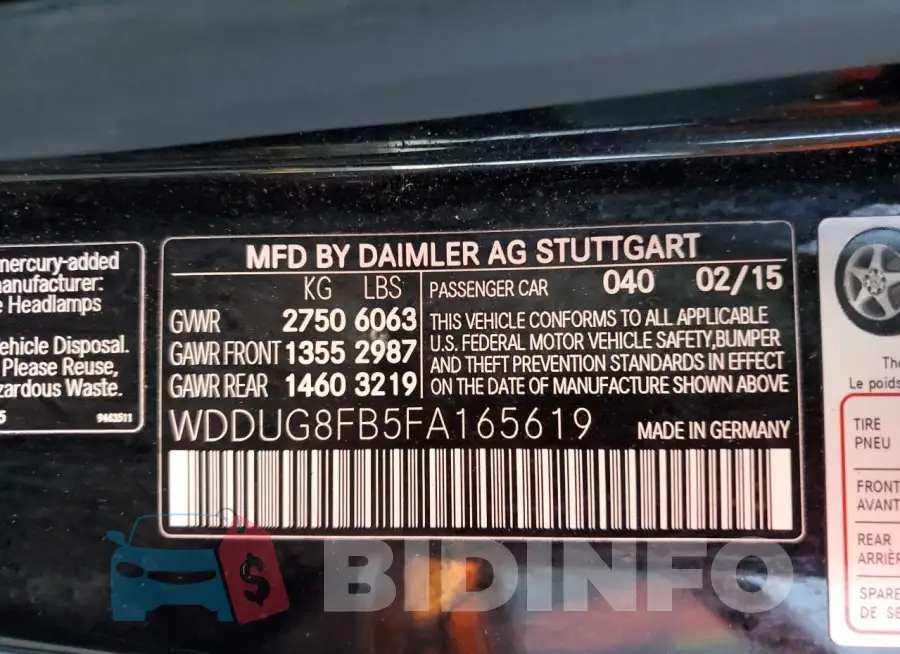 WDDUG8FB5FA165619 Photo# 13