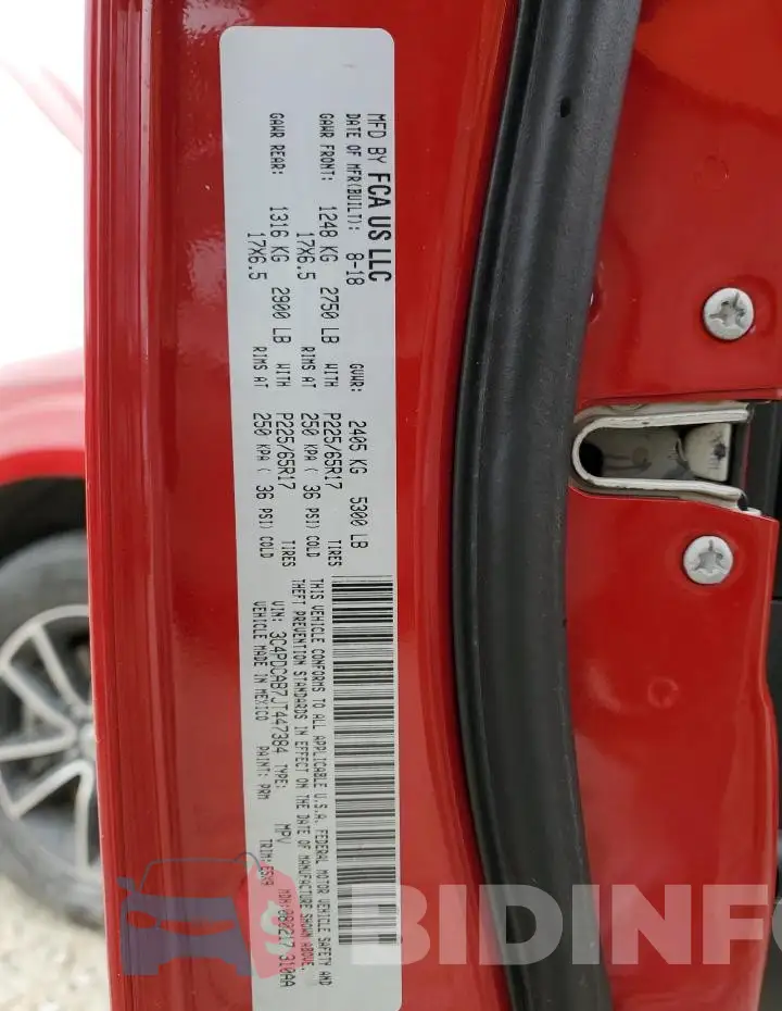 3C4PDCAB7JT447384 Photo# 13