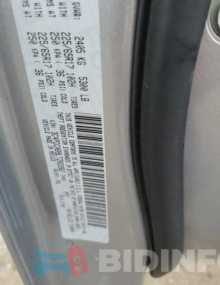 3C4PDCAB9LT202282 Photo# 12