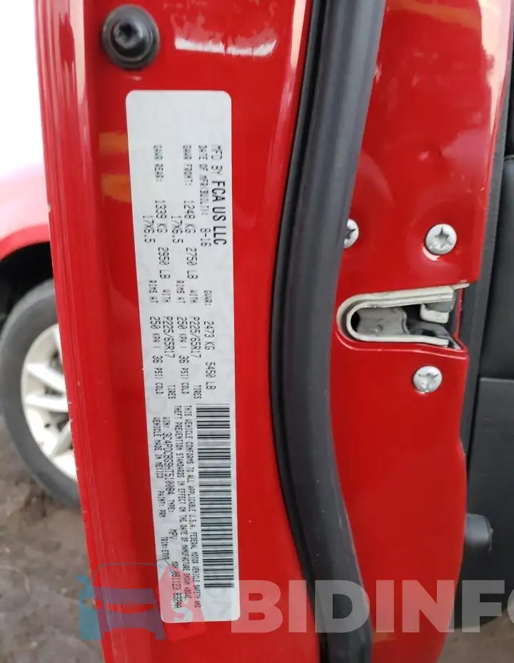 3C4PDCBG9HT510084 Photo# 13