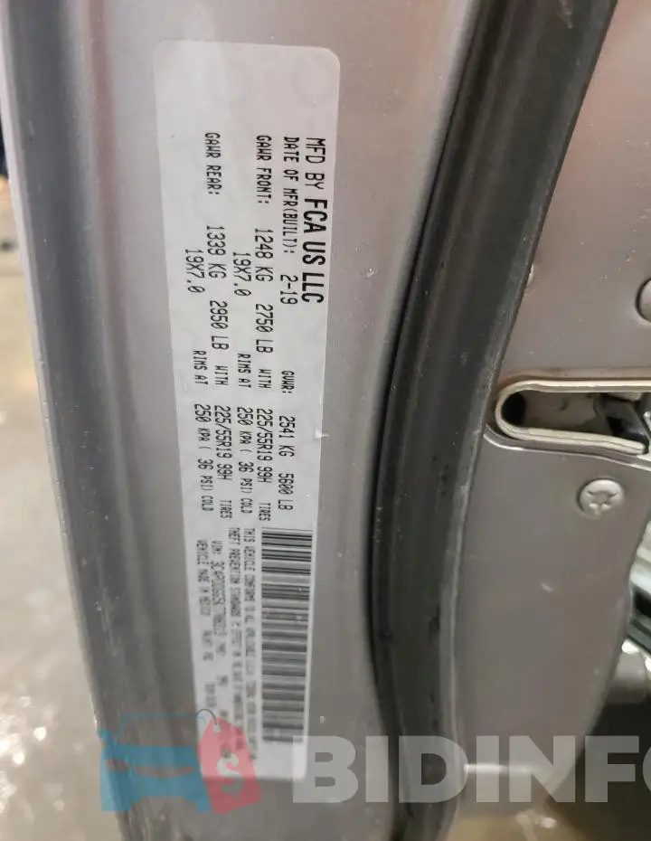 3C4PDDGG5KT708313 Photo# 14
