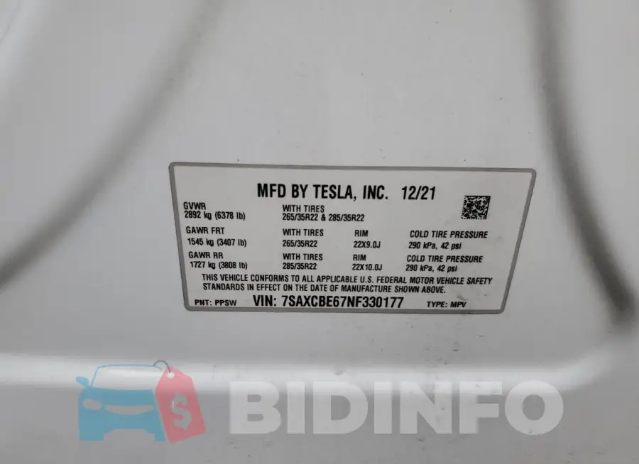 7SAXCBE67NF330177 Photo# 13