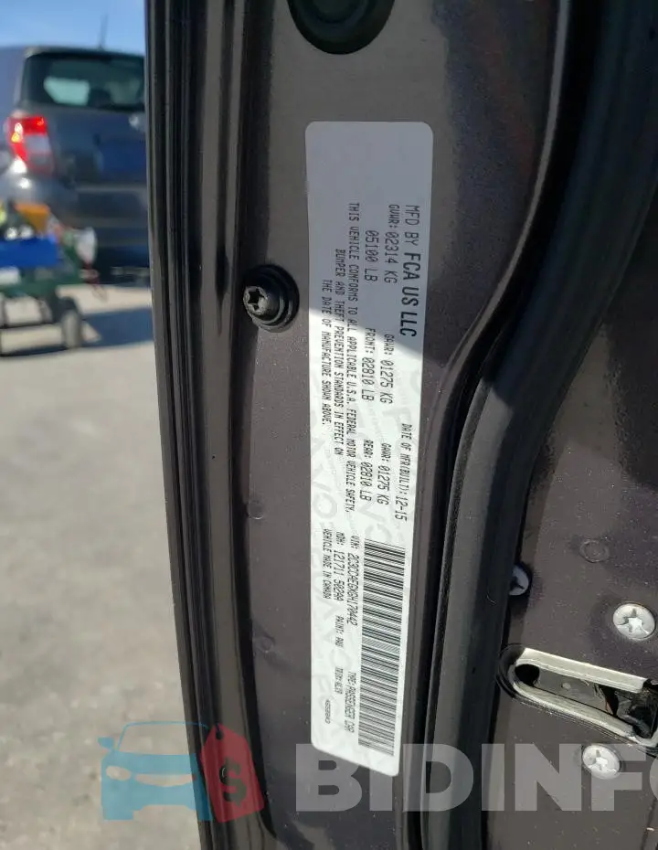 2C3CCAEGXGH170442 Photo# 12