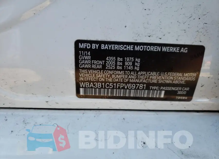 WBA3B1C51FPV69781 Photo# 12
