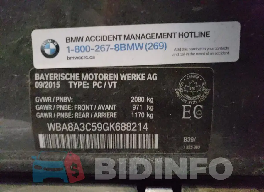 WBA8A3C59GK688214 Photo# 12