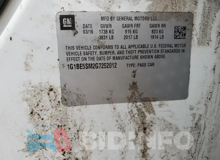 1G1BE5SM2G7252012 Photo# 12