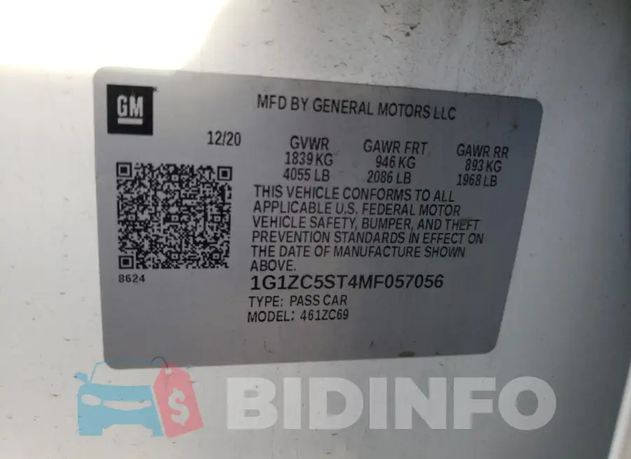 1G1ZC5ST4MF057056 Photo# 12
