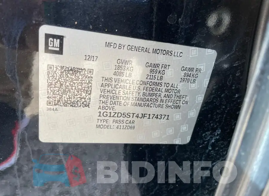 1G1ZD5ST4JF174371 Photo# 10