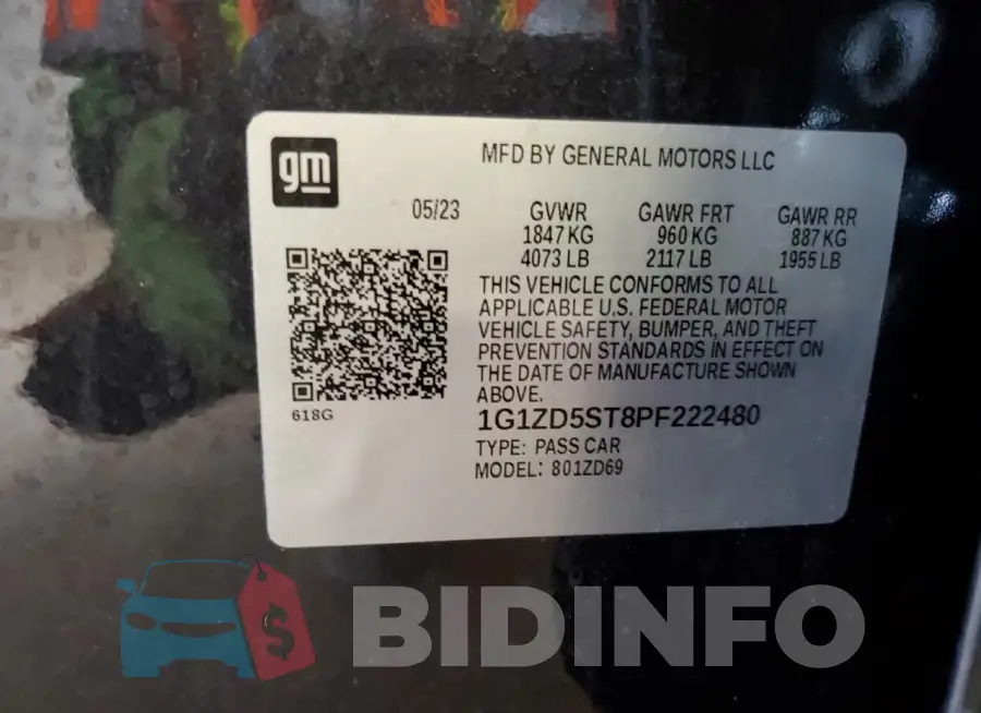 1G1ZD5ST8PF222480 Photo# 13