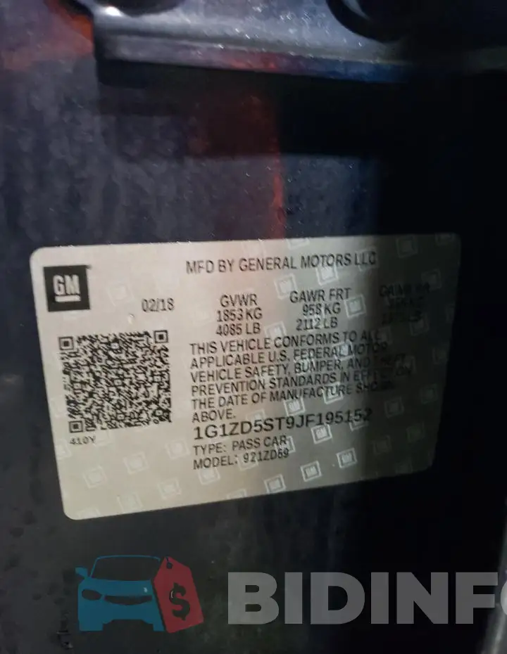 1G1ZD5ST9JF195152 Photo# 12