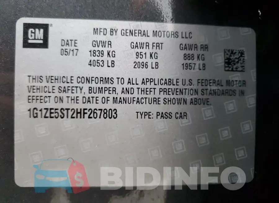 1G1ZE5ST2HF267803 Photo# 12