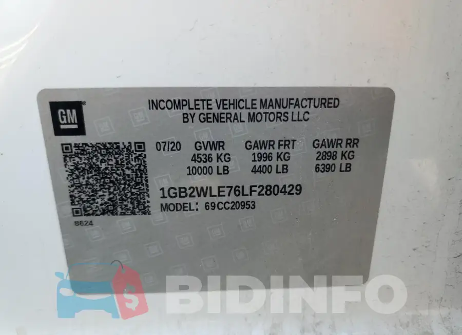 1GB2WLE76LF280429 Photo# 12