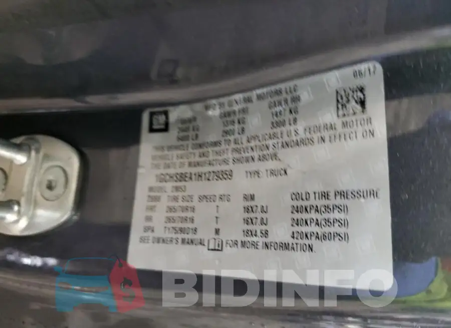 1GCHSBEA1H1279359 Photo# 12