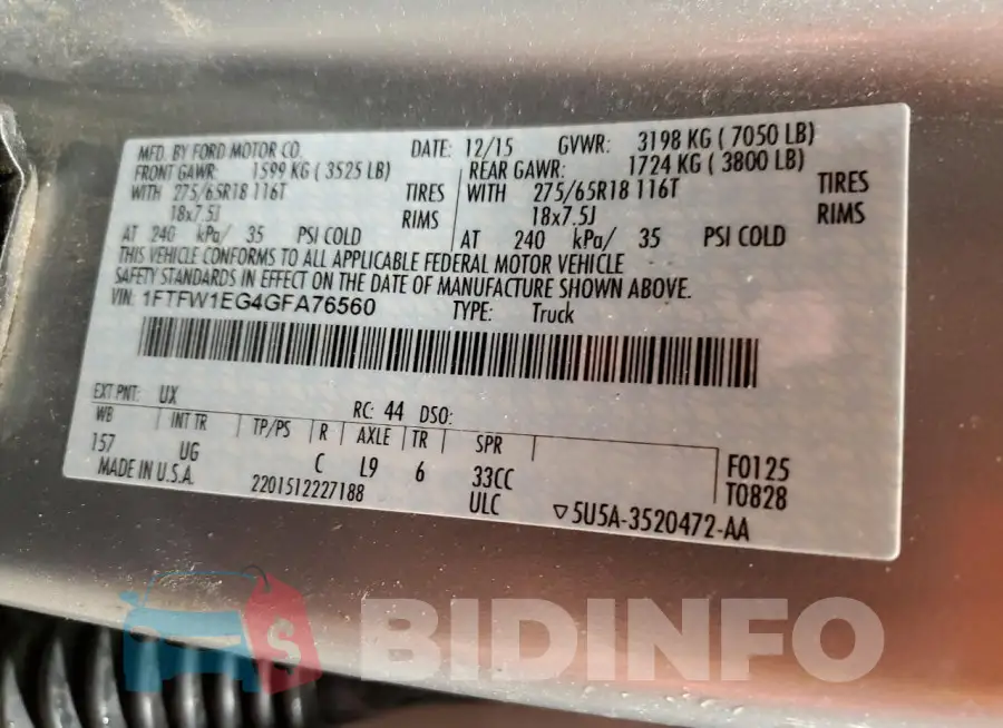 1FTFW1EG4GFA76560 Photo# 12
