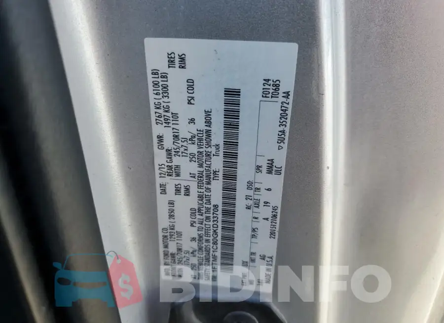 1FTMF1C80GKD33708 Photo# 12