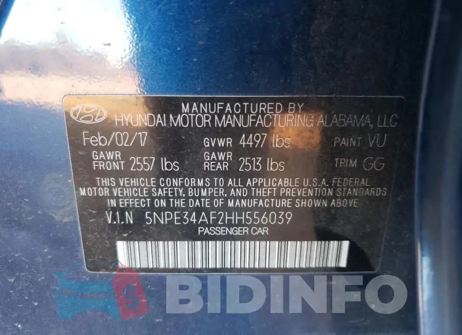 5NPE34AF2HH556039 Photo# 12
