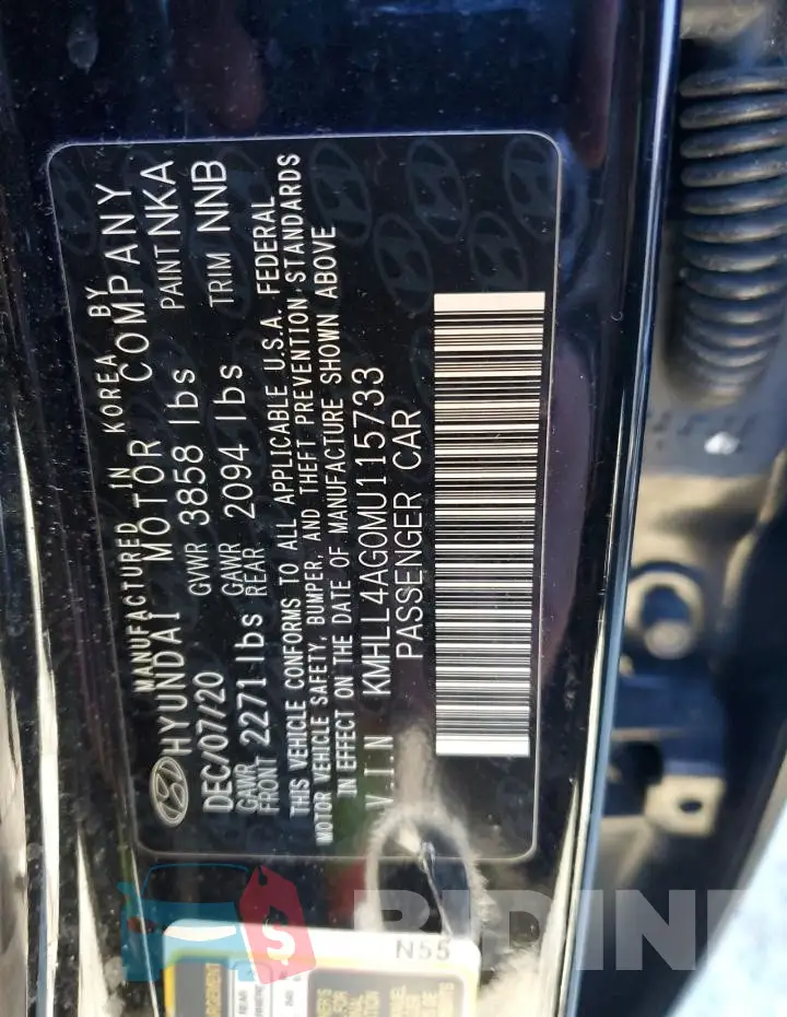 KMHLL4AG0MU115733 Photo# 12