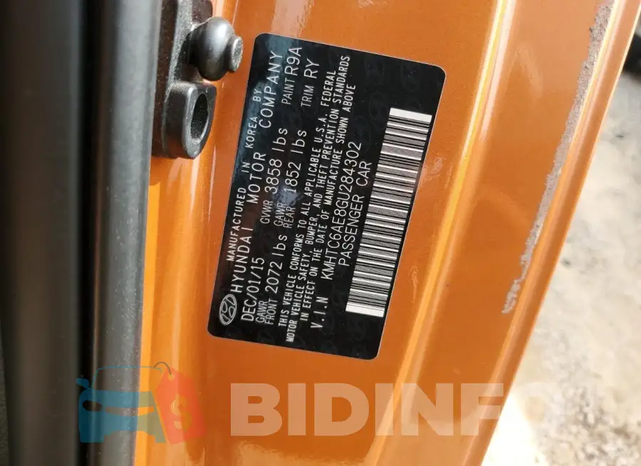 KMHTC6AE8GU284302 Photo# 12