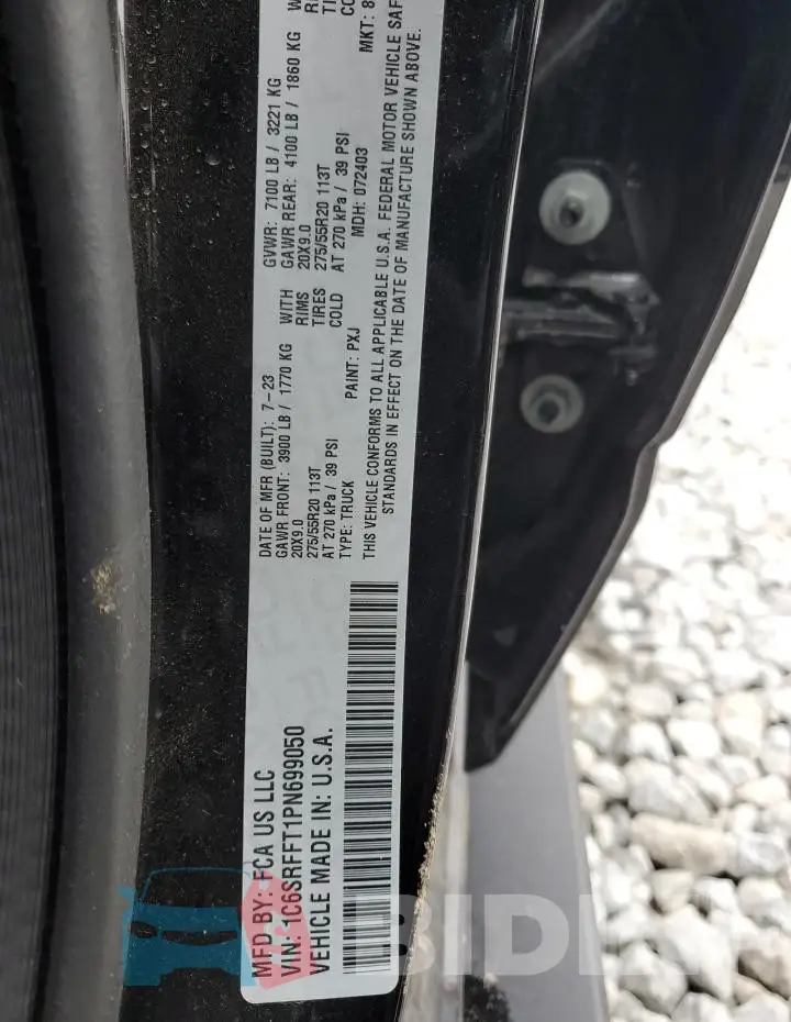 1C6SRFFT1PN699050 Photo# 12
