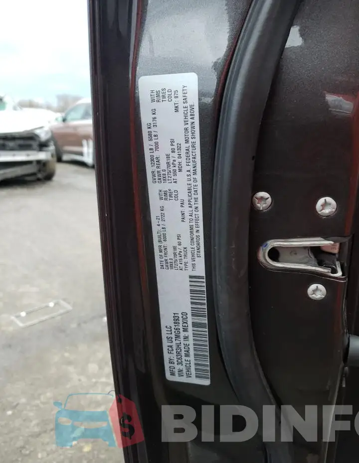3C63R3HL7MG618931 Photo# 12