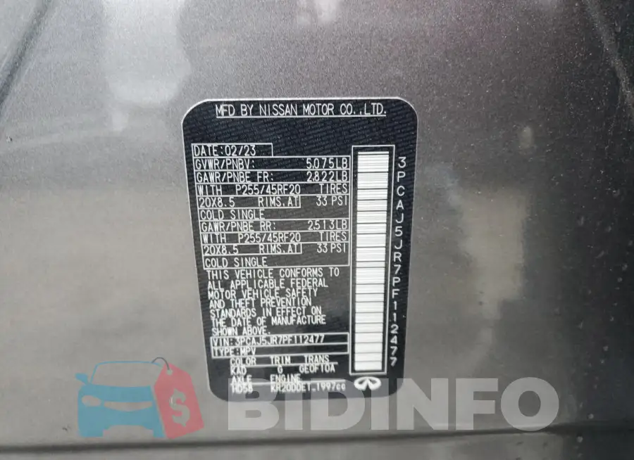 3PCAJ5JR7PF112477 Photo# 13