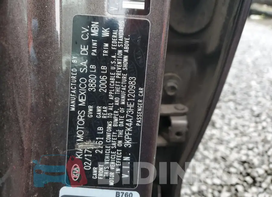 3KPFK4A73HE120983 Photo# 12