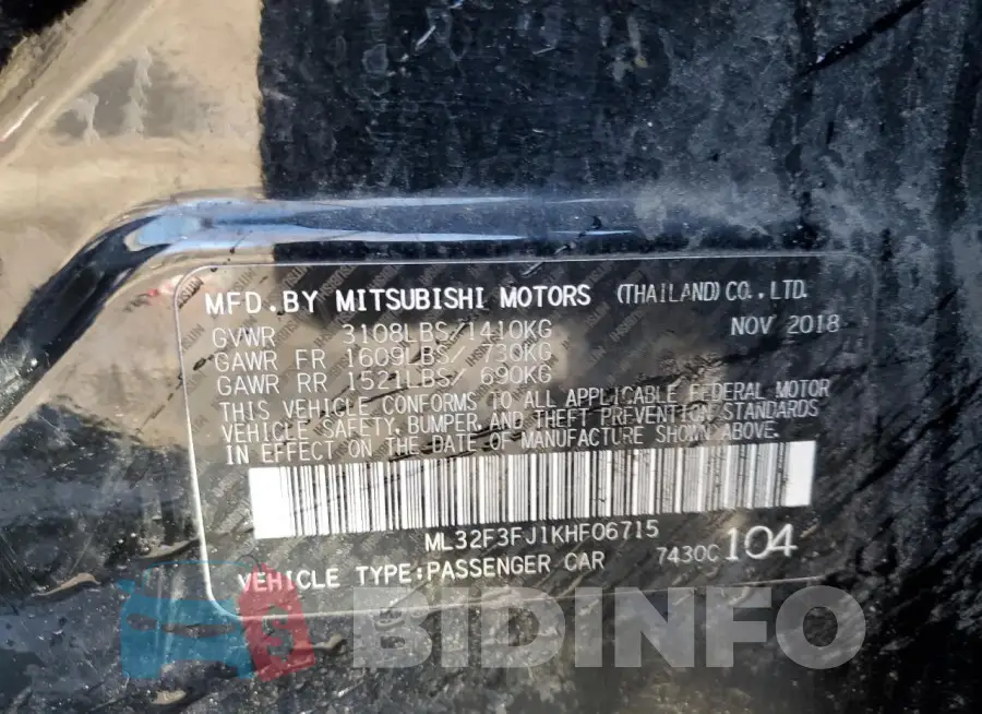 ML32F3FJ1KHF06715 Photo# 12
