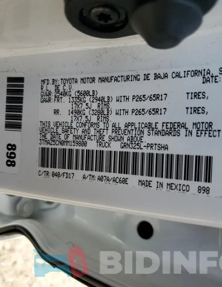 3TMAZ5CN0MM159800 Photo# 13