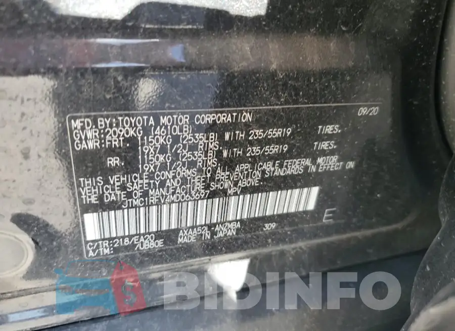 JTMC1RFV4MD063697 Photo# 12