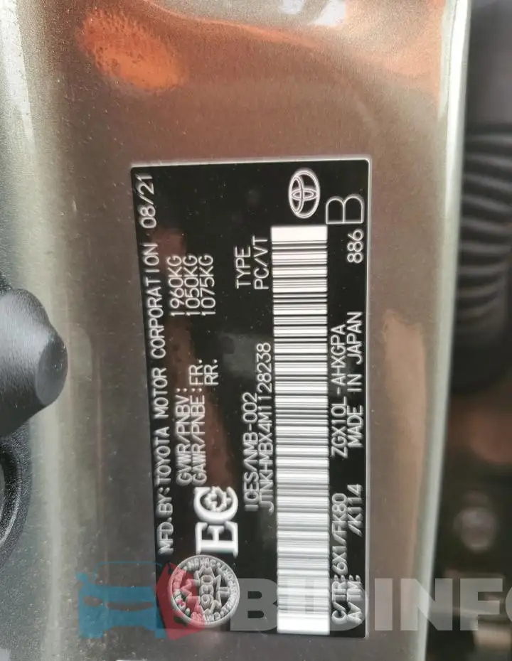 JTNKHMBX4M1128238 Photo# 12