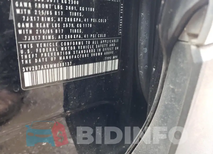 3VV2B7AX9MM088137 Photo# 12