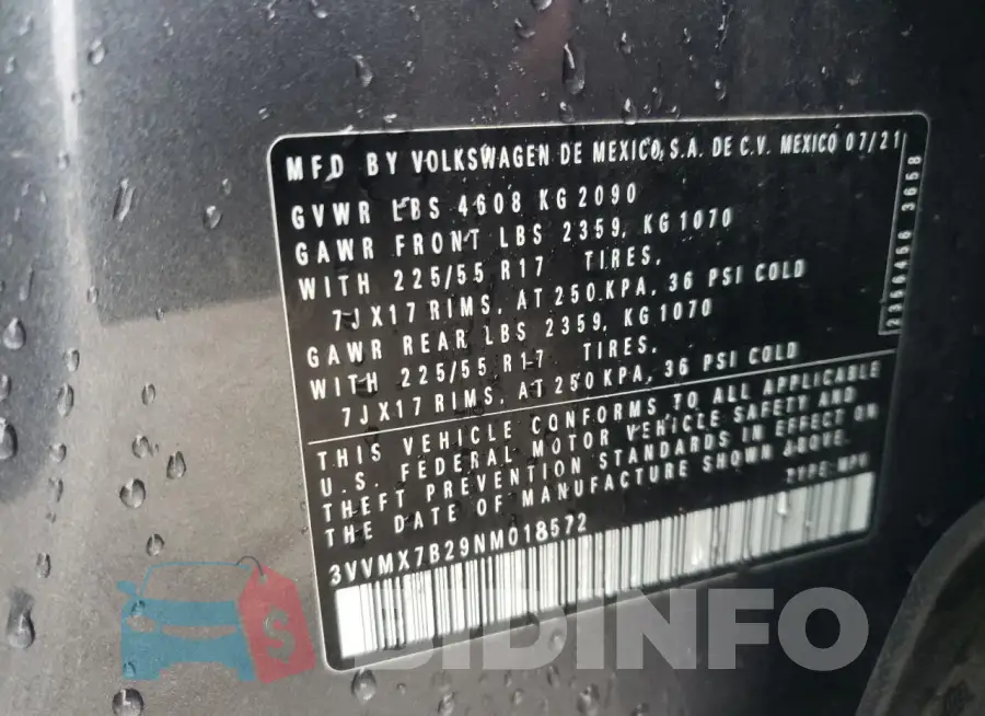 3VVMX7B29NM018572 Photo# 12