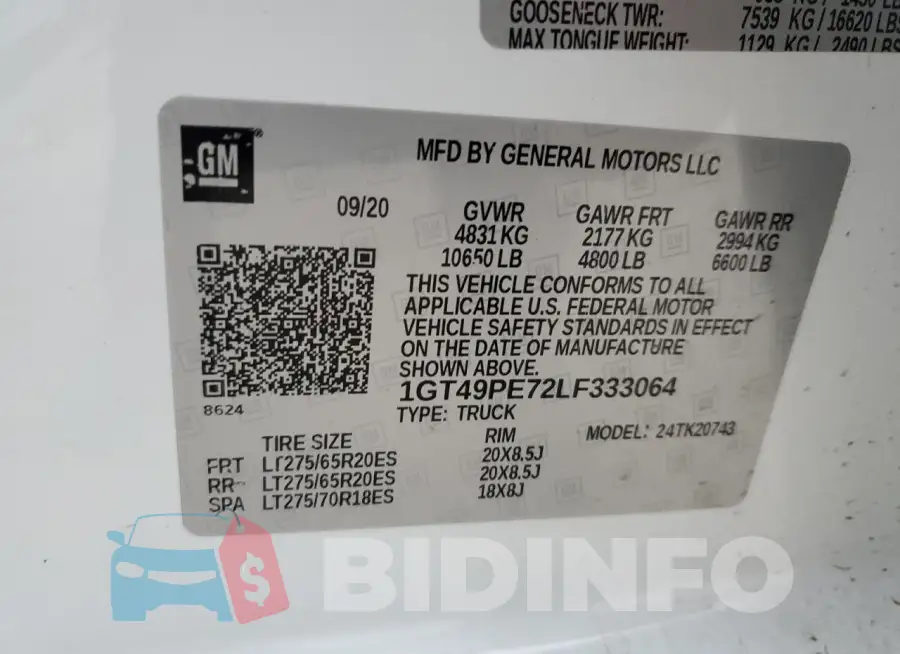1GT49PE72LF333064 Photo# 12