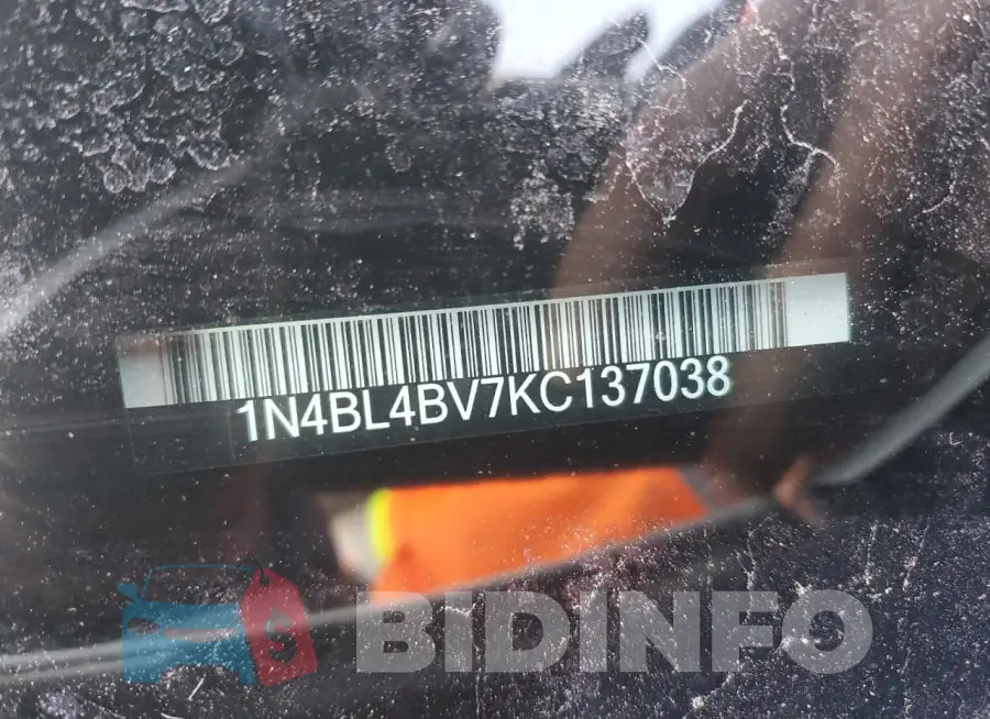 1N4BL4BV7KC137038 Photo# 12