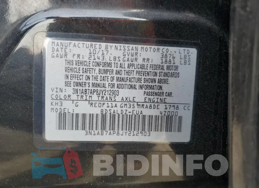 3N1AB7AP8JY212903 Photo# 13
