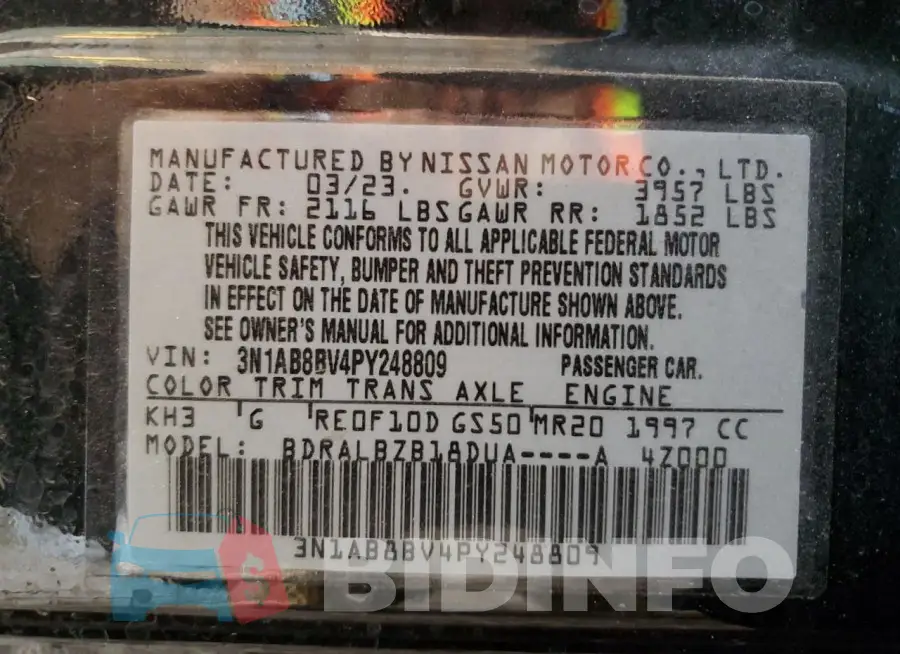 3N1AB8BV4PY248809 Photo# 12