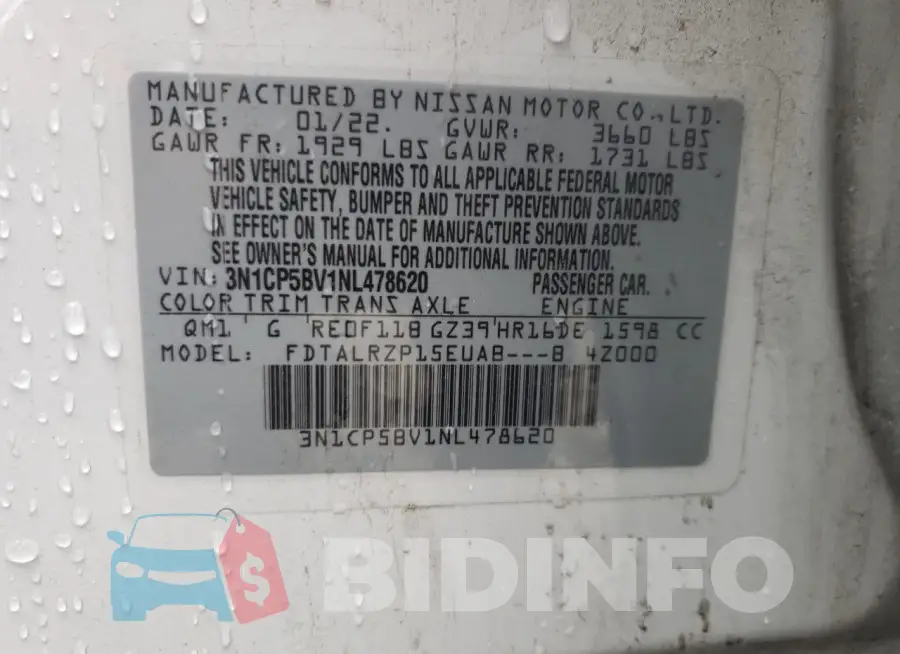 3N1CP5BV1NL478620 Photo# 12