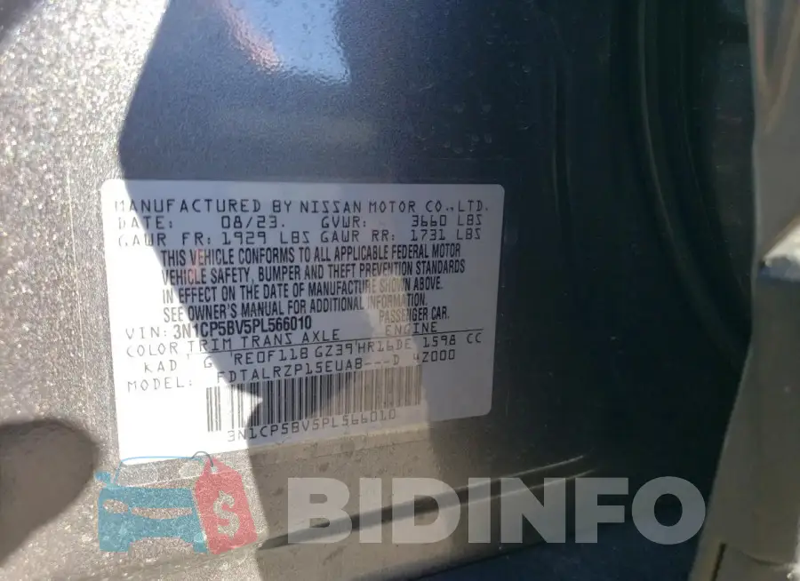 3N1CP5BV5PL566010 Photo# 12
