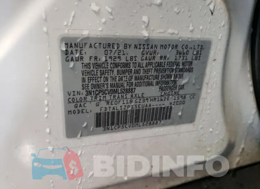 3N1CP5CV0ML528887 Photo# 12