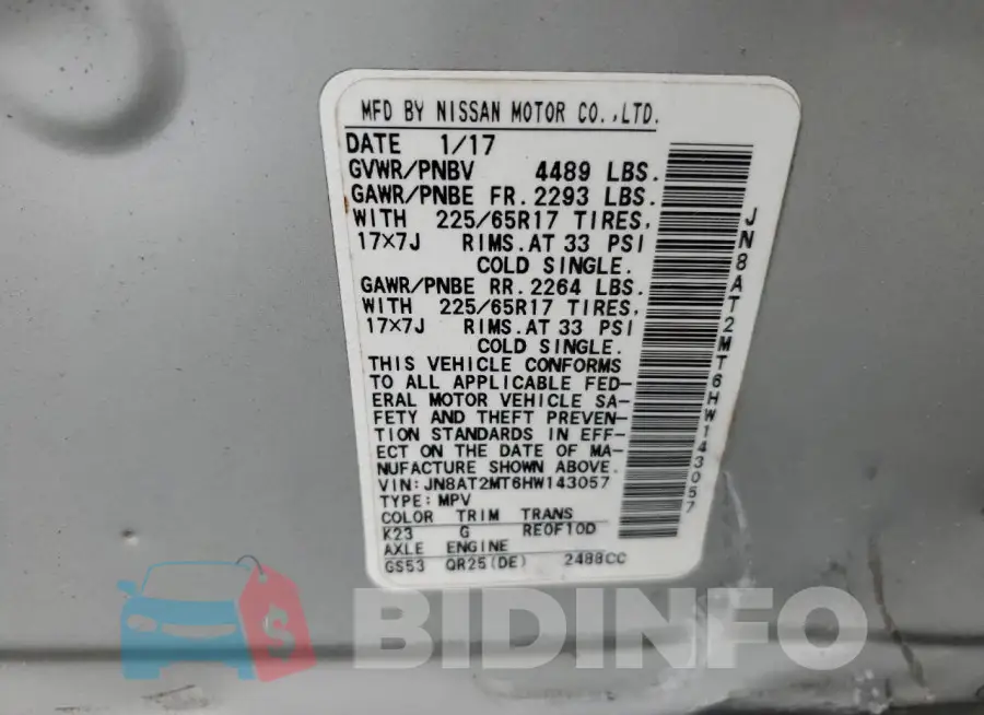 JN8AT2MT6HW143057 Photo# 12