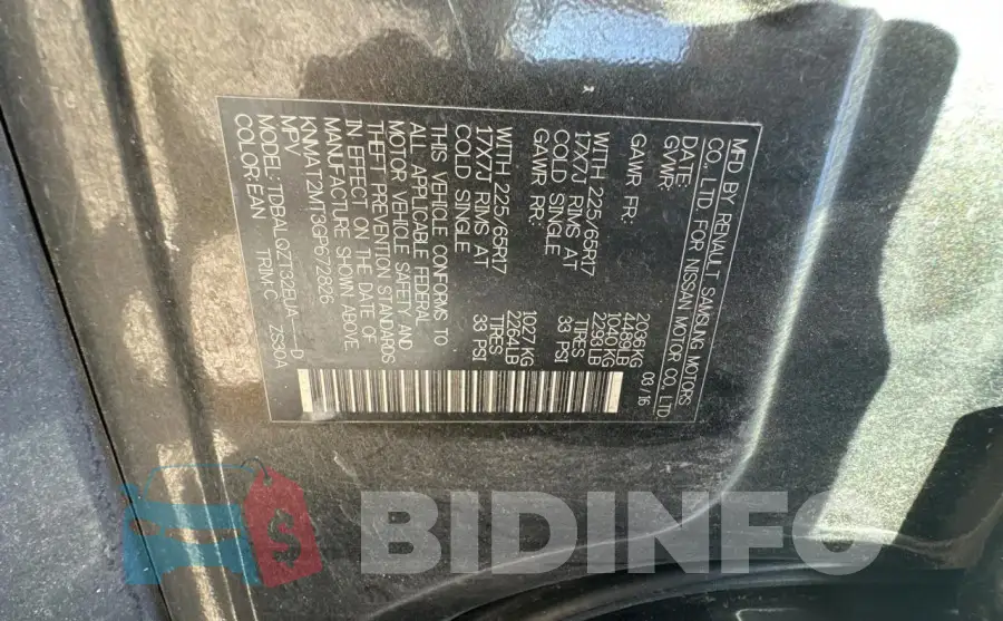 KNMAT2MT3GP672826 Photo# 10