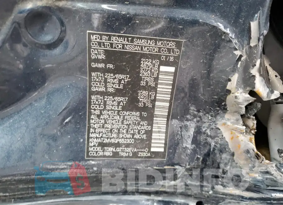KNMAT2MV6GP652300 Photo# 12