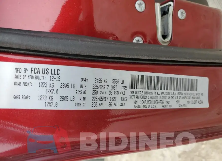 1C4PJMCB1LD584776 Photo# 13