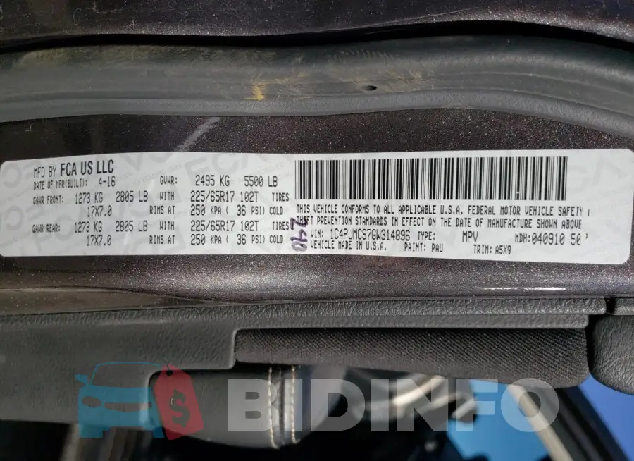 1C4PJMCS7GW314896 Photo# 14