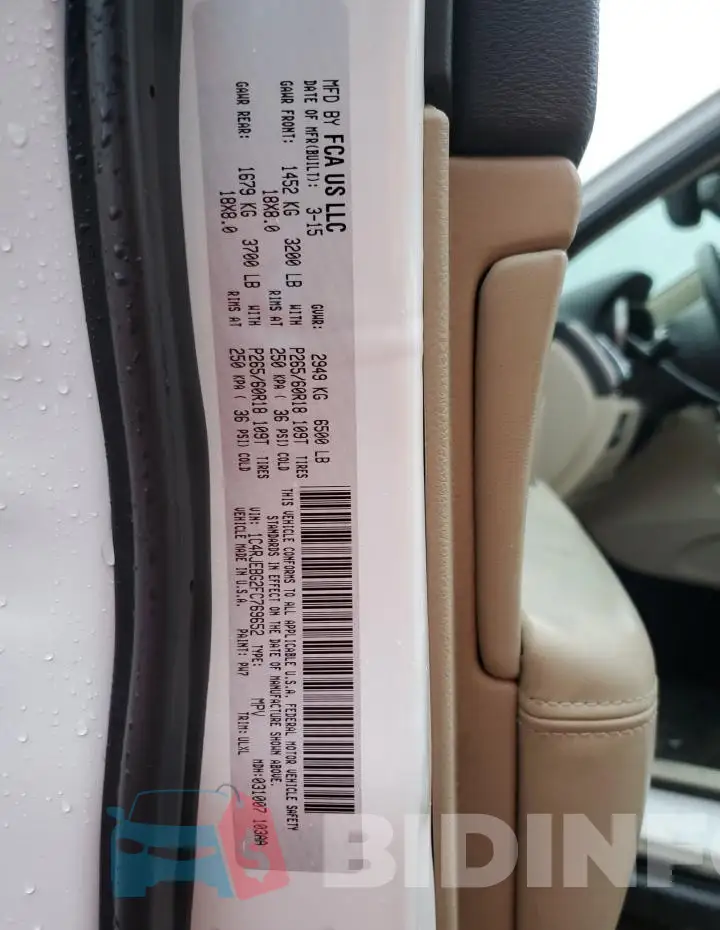 1C4RJEBG2FC769652 Photo# 13