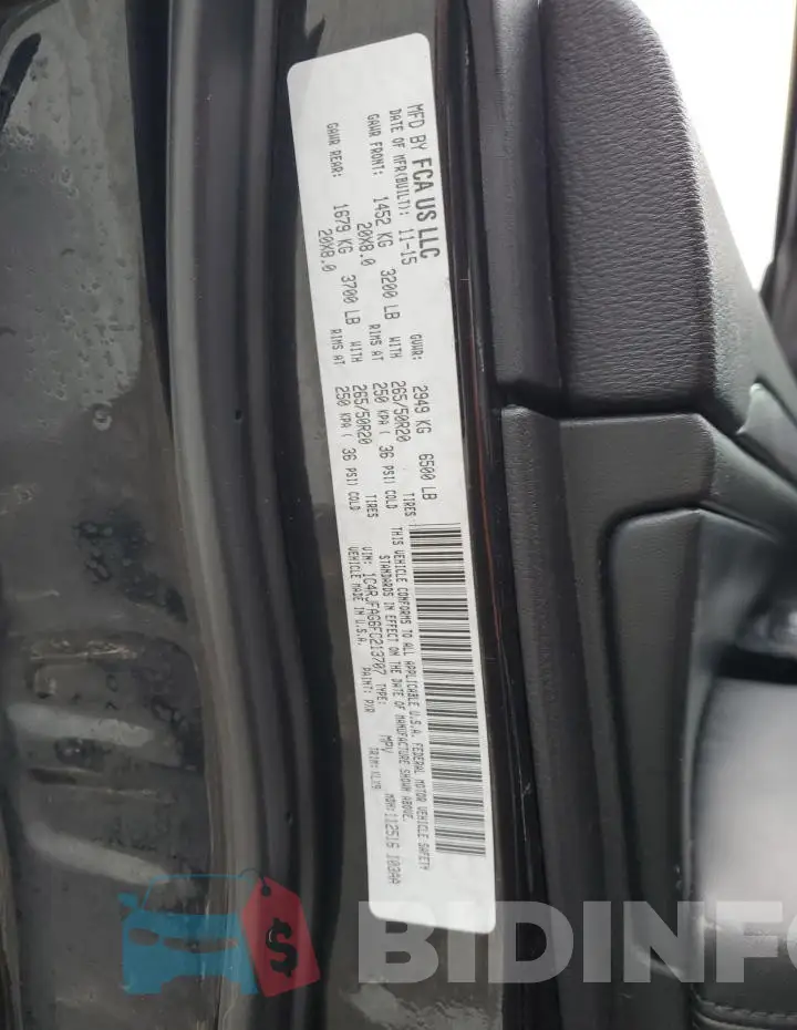 1C4RJFAG6FC213707 Photo# 12