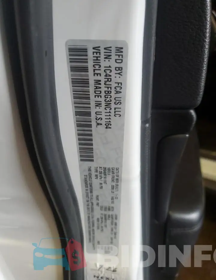 1C4RJFBG3NC111164 Photo# 13