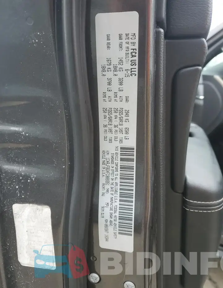 1C4RJFBGXFC889351 Photo# 12