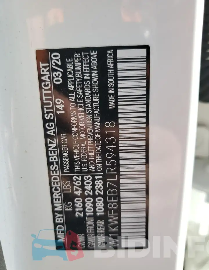 W1KWF8EB7LR594318 Photo# 12